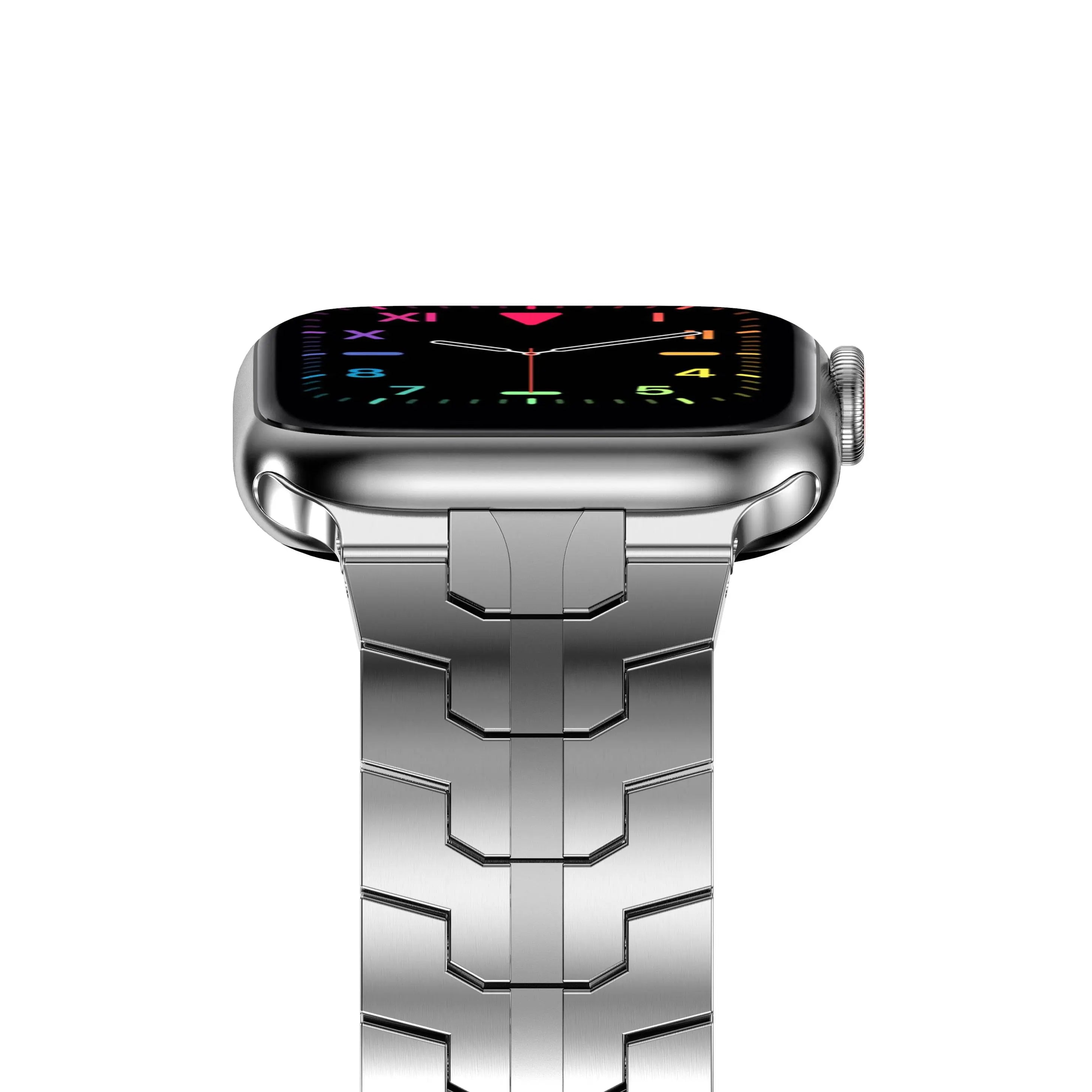 The Black Mamba Collection Stainless Steel Band For Apple Watch Series 7 - Pinnacle Luxuries