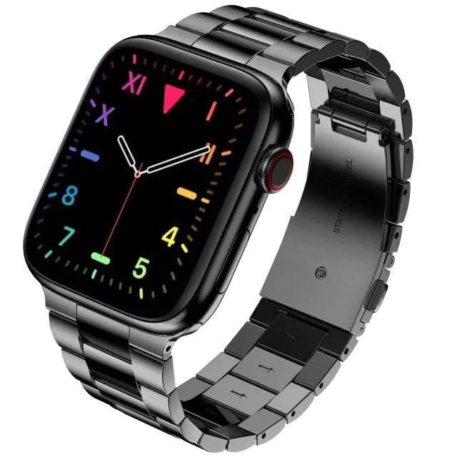The Pristine Collection Stainless Steel Band For Apple Watch Series 7 - Pinnacle Luxuries