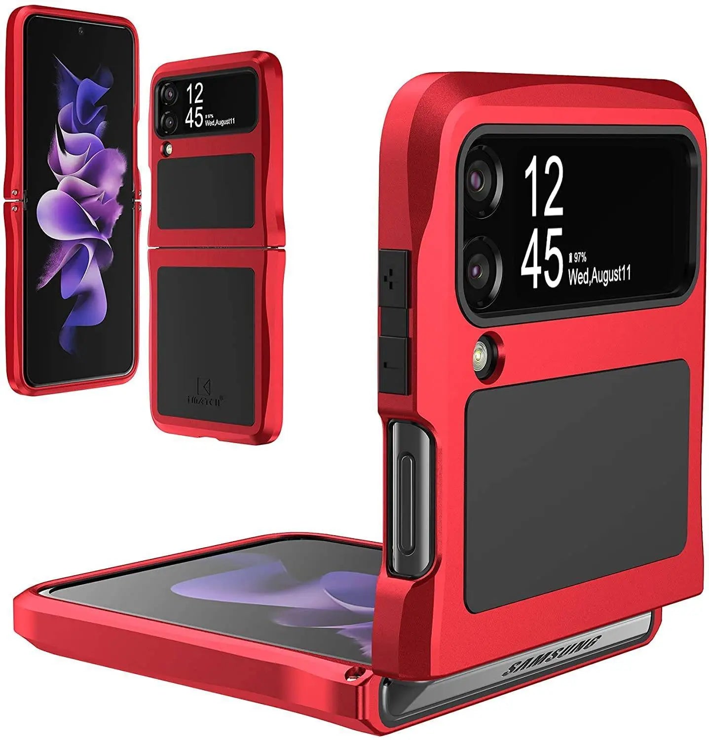 Pinnacle Military Metal Protection 360 For Samsung Galaxy Z Flip 3 - Pinnacle Luxuries