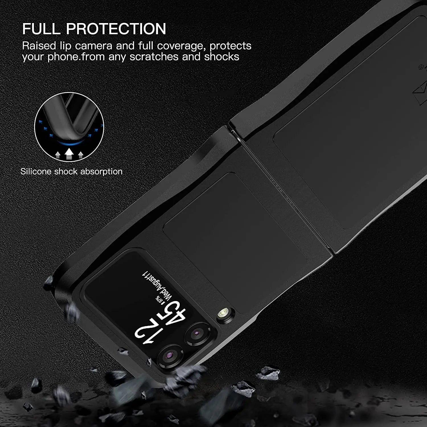 Pinnacle Military Metal Protection 360 For Samsung Galaxy Z Flip 3 - Pinnacle Luxuries