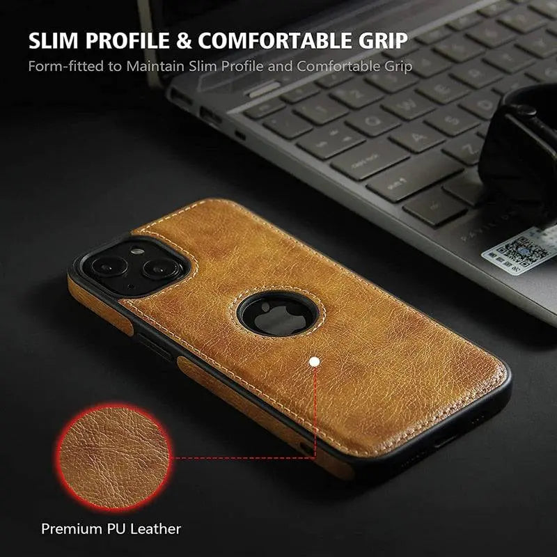 Pinnacle Custom Leather Case For Apple iPhone - Pinnacle Luxuries