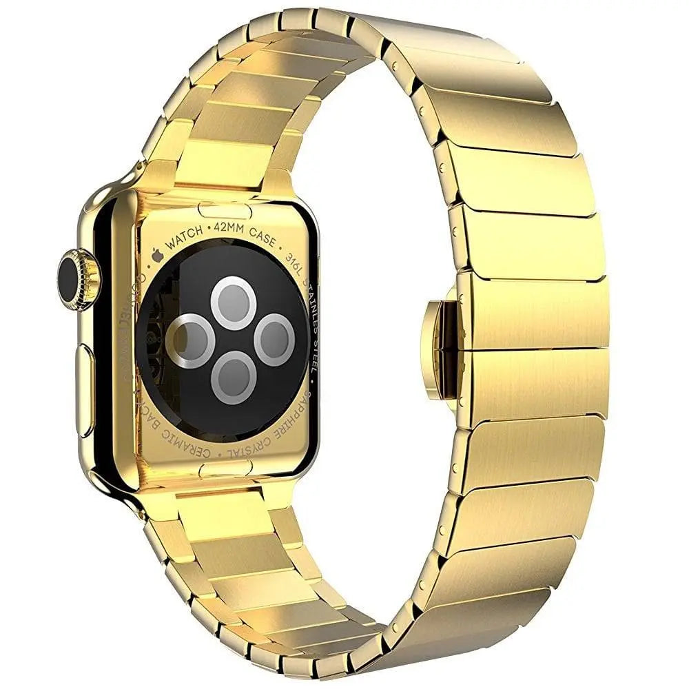 Centurion Stainless Steel Apple Watch Band - Pinnacle Luxuries