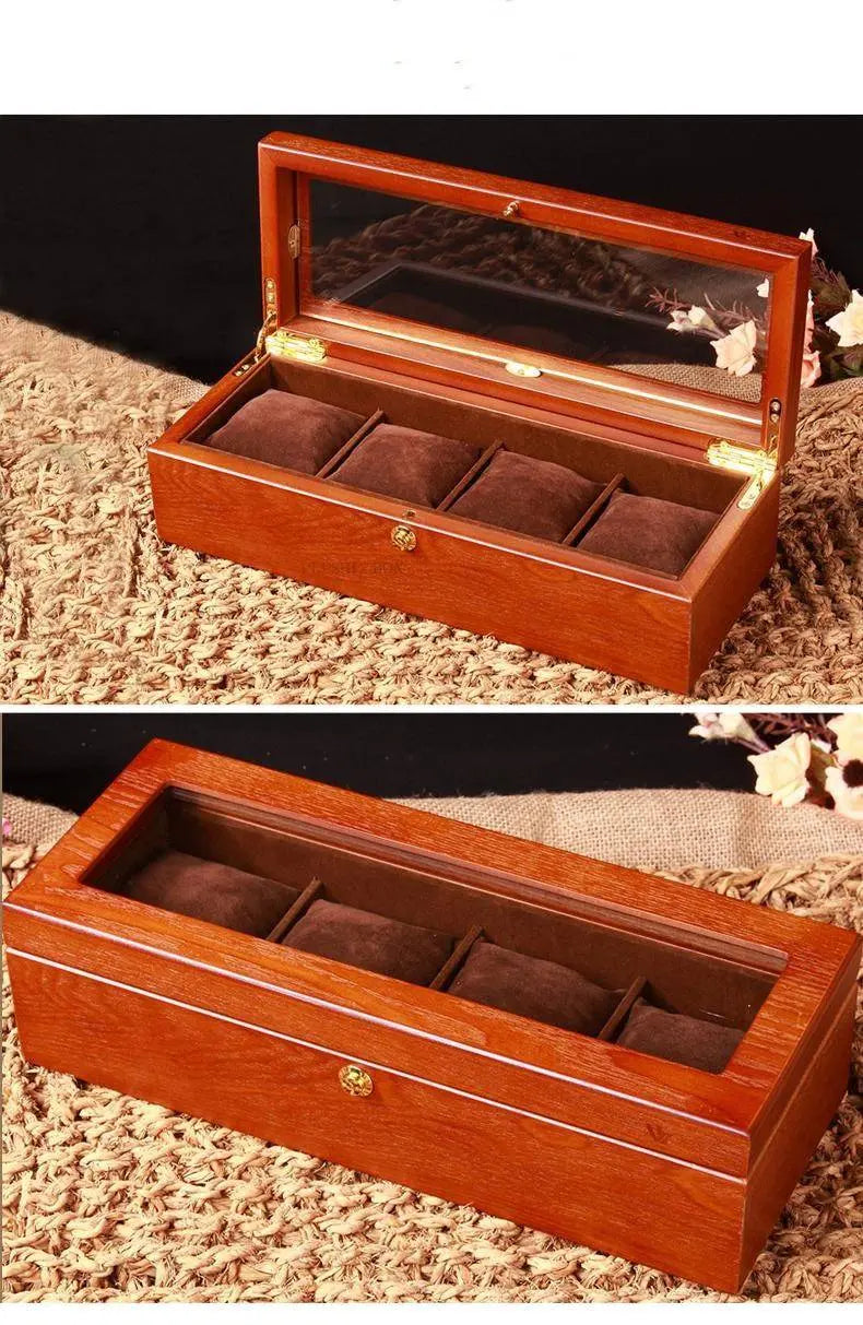 Vintage Wooden Collectors Case - Pinnacle Luxuries