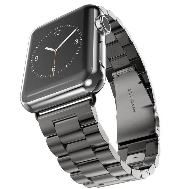 Fortune Stainless Steel Apple Watch Band - Pinnacle Luxuries