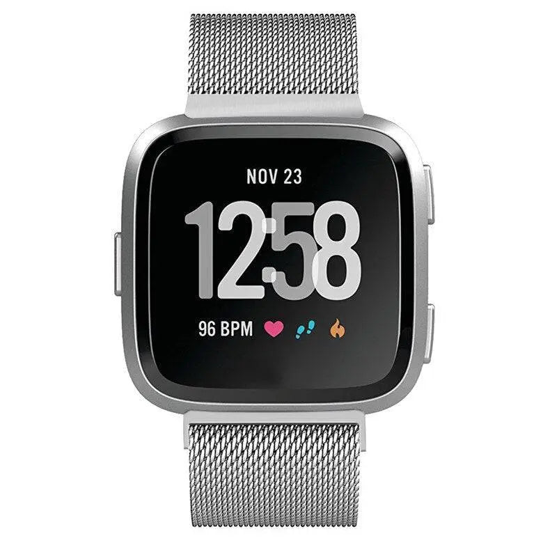 Fitbit Versa Prestige Stainless Steel Mesh Loop Band - Pinnacle Luxuries