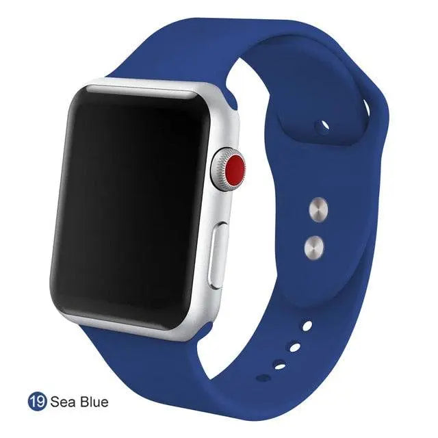 Pinnacle Sport Fitness Silicone Apple Watch Band - Pinnacle Luxuries