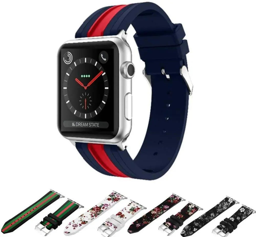 American Revolution Silicone Band For Apple Watch - Pinnacle Luxuries