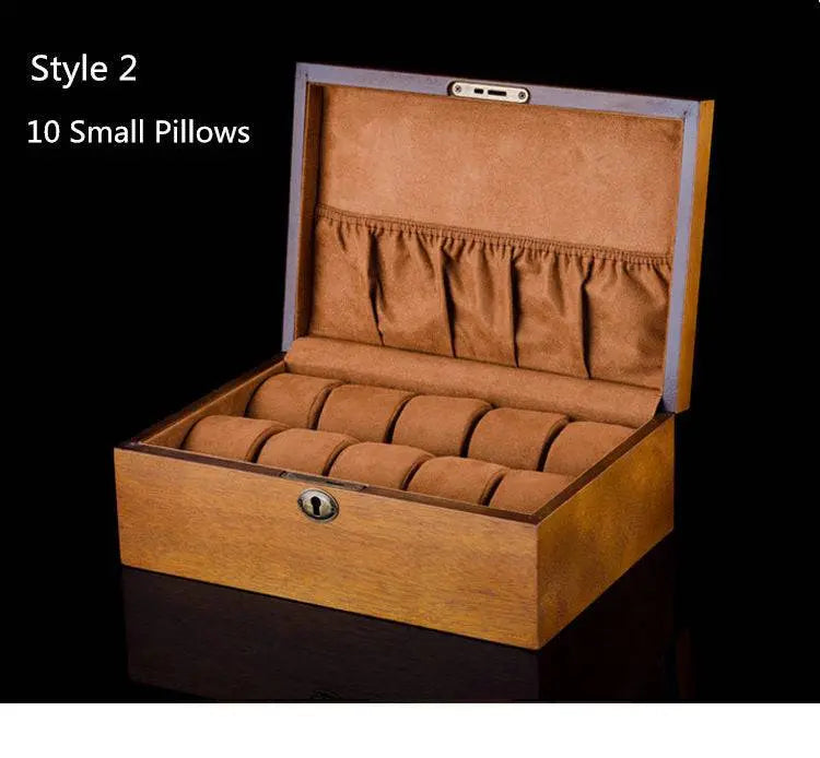 Solid Wood Gentleman's Edition Watch Box - Pinnacle Luxuries