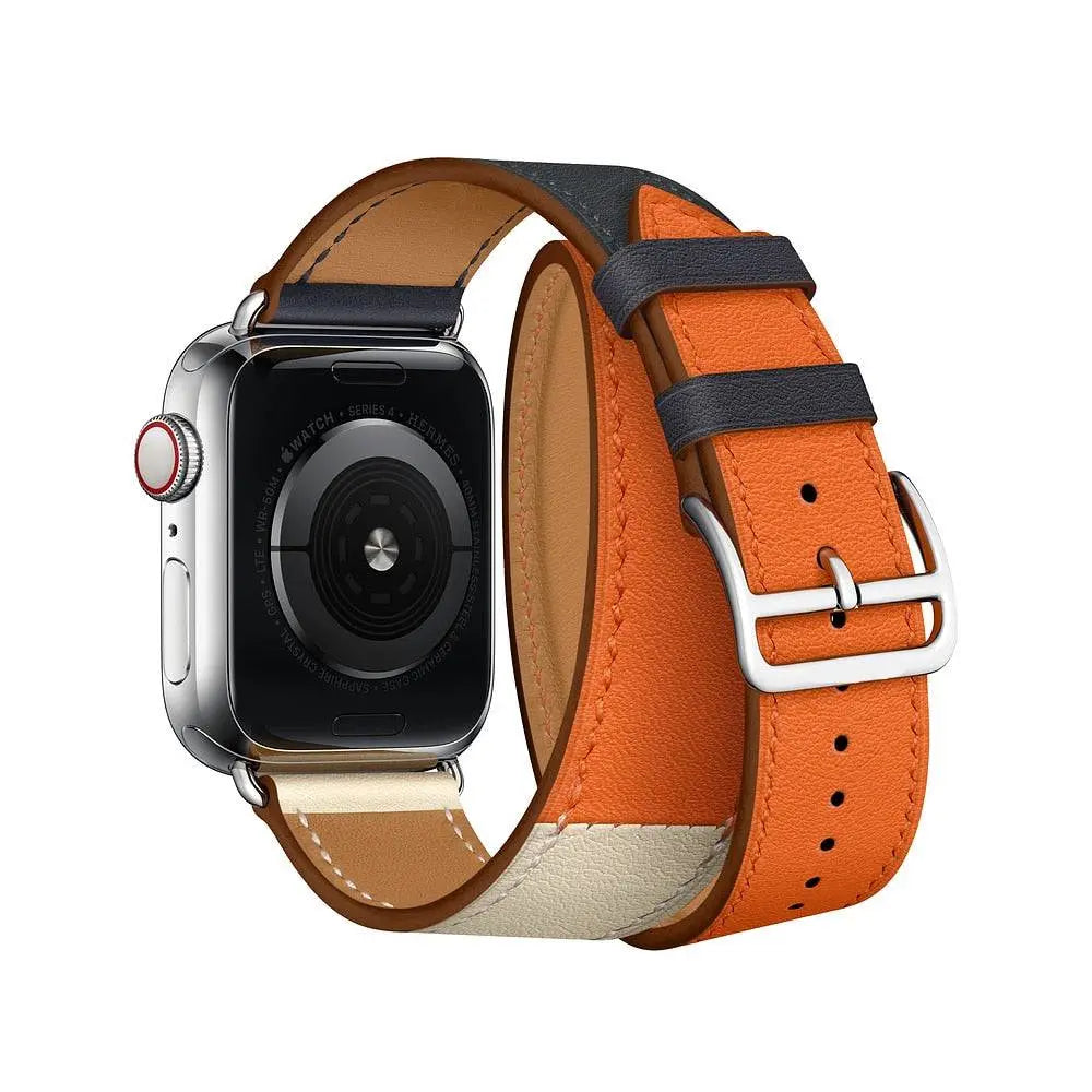 Elegance Leather Apple Watch Band - Pinnacle Luxuries