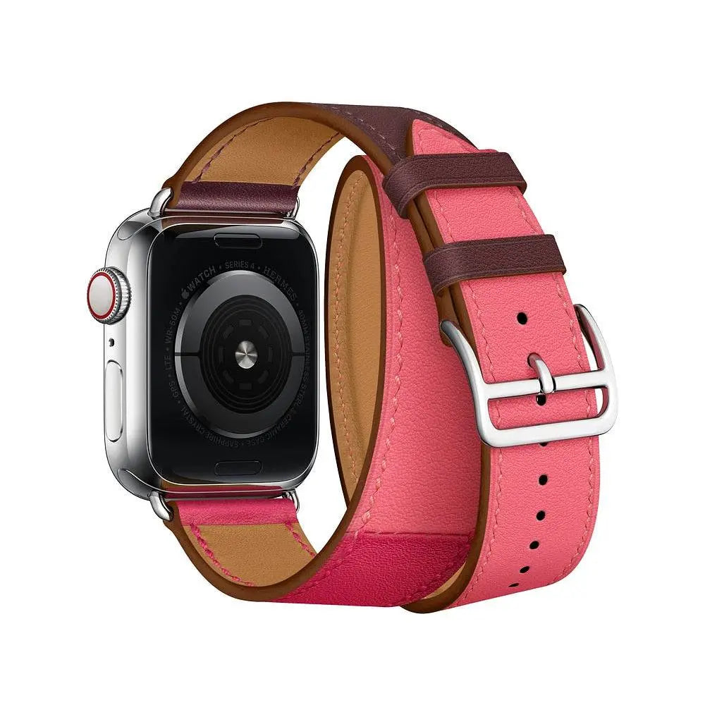 Elegance Leather Apple Watch Band - Pinnacle Luxuries