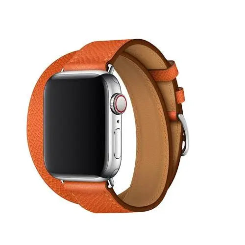 Elegance Leather Apple Watch Band - Pinnacle Luxuries