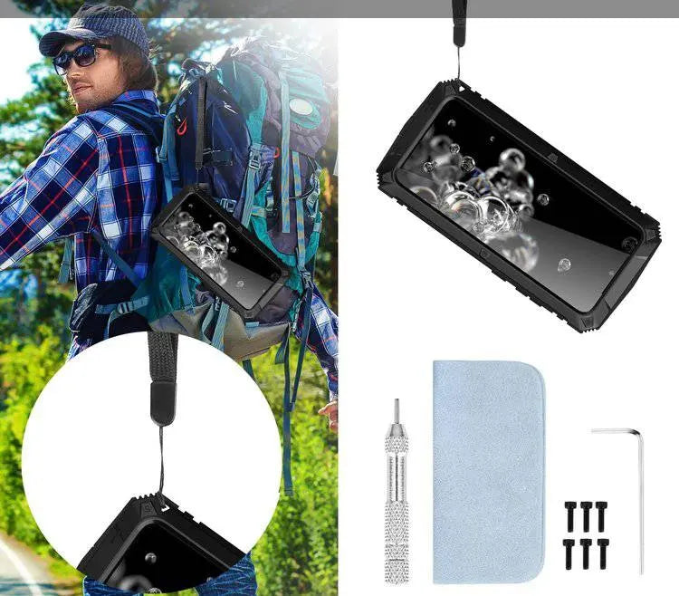 360 Full Metal Aluminum Armor Case For Samsung Galaxy S20 Plus S20 Ultra - Pinnacle Luxuries